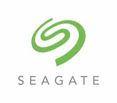 The seagate logo on a white background.