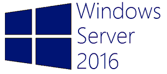 Windows server 2016 logo.