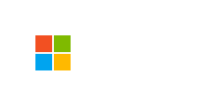 Microsoft surface logo on a black background featuring the Department of Air Force.