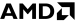 Black and white micro amd logo.